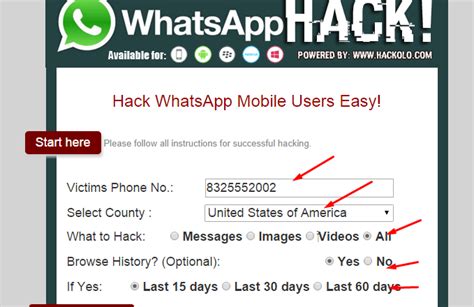 Hack WhatsApp Account .